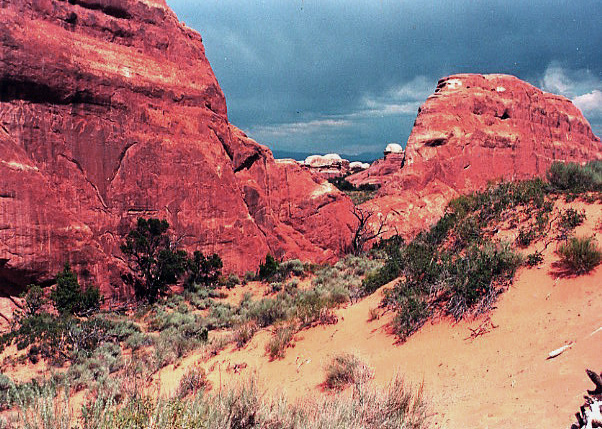 Walls in Arches National Monument, Utah